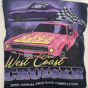 oversized Hollister graphic tee